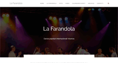 Desktop Screenshot of lafarandola.it
